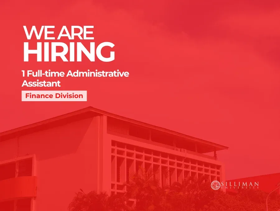 Silliman University Finance Division is hiring a full-time Administrative Assistant — Photo 1