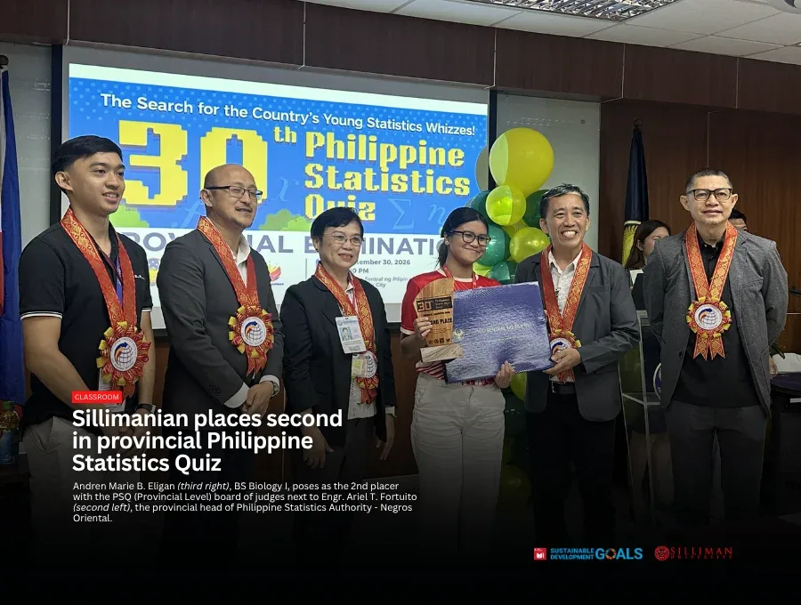 Sillimanian places second in provincial Philippine Statistics Quiz — Photo 1