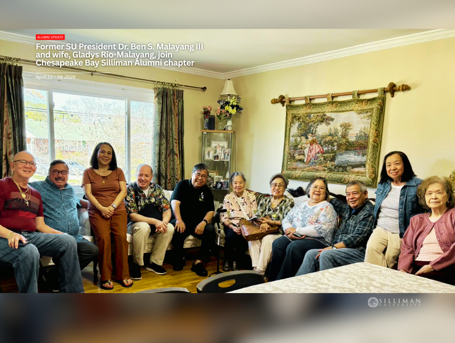 Dr. Ben S. Malayang (fifth, left) poses with members of the CBSA chapter.