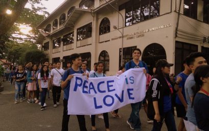 Senior High students join peace parade