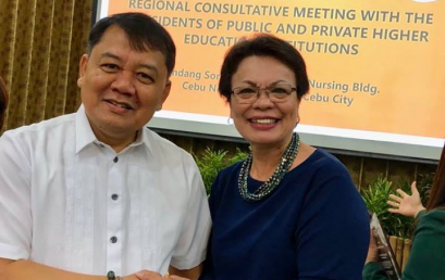 Pres. McCann attends CHED regional conference