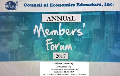 CECON Annual Visayas Regional Members’ Forum & Seminar-Workshop