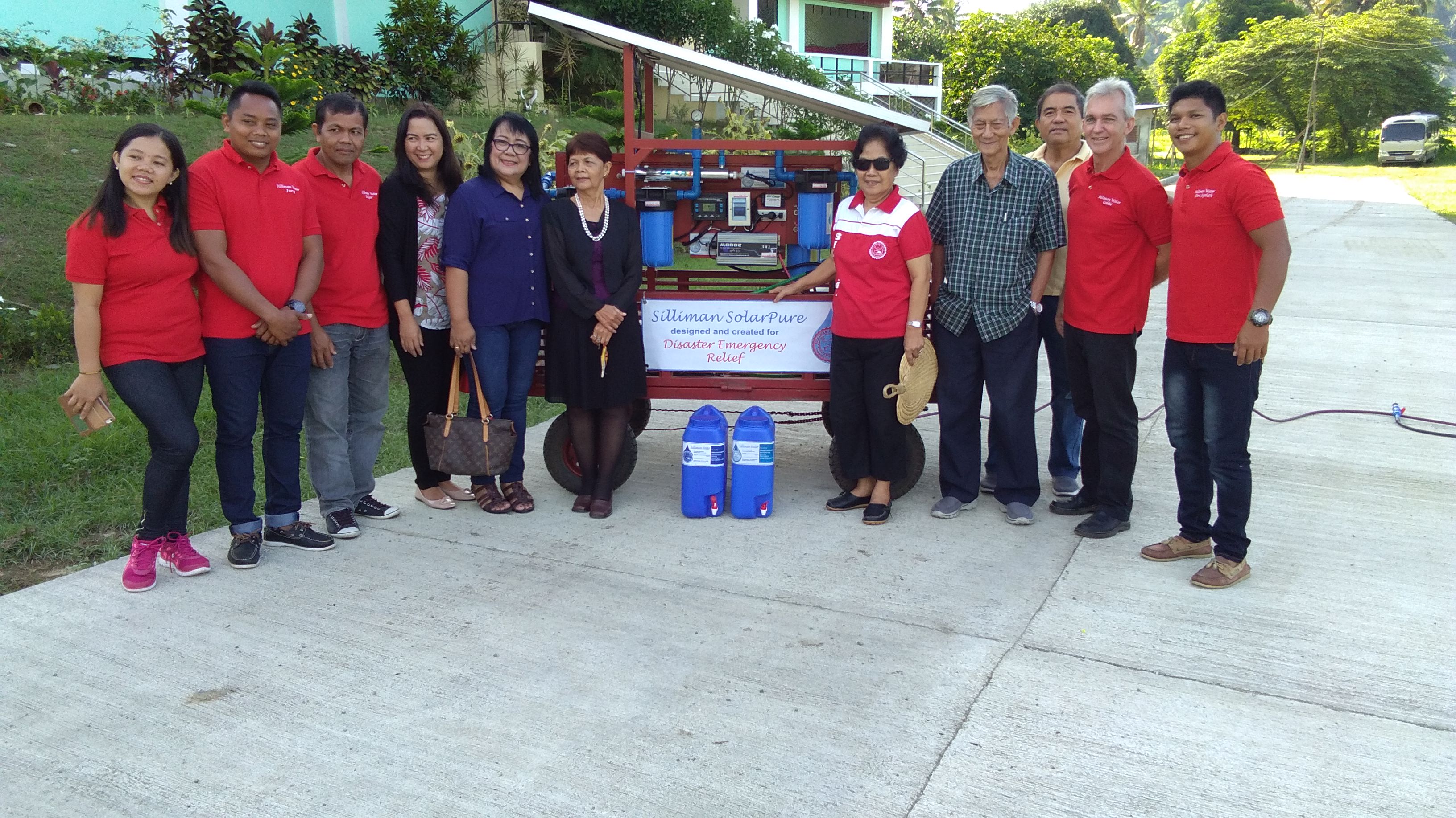 Silliman Donates Solar-Powered Water Purifier to Dansalan College in Marawi
