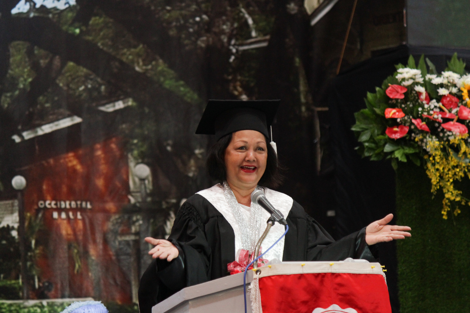 Amina Rasul-Bernardo exhorts SU graduates to become involved citizens