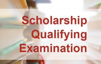 Scholarship Qualifying Examination