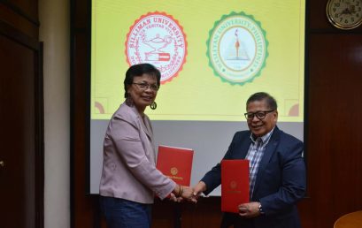 SU signs MOU with Wesleyan University-Philippines