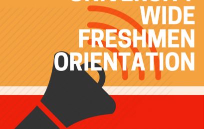 University-Wide Freshmen Orientation