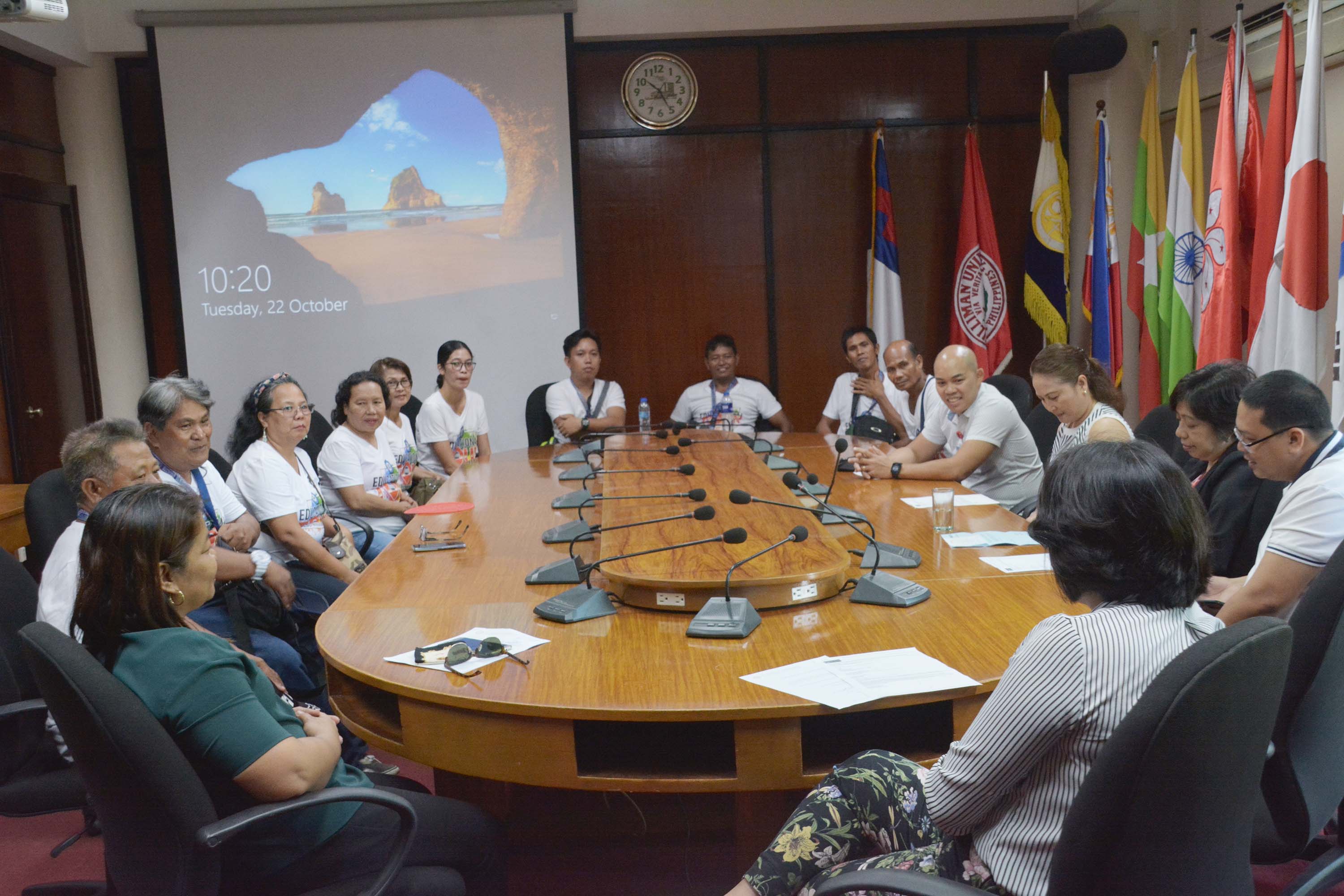 SU welcomes Southern Leyte State University in benchmarking activity