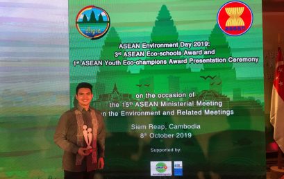 CMC alum receives 1st ASEAN Youth Eco-Champion Award for PH
