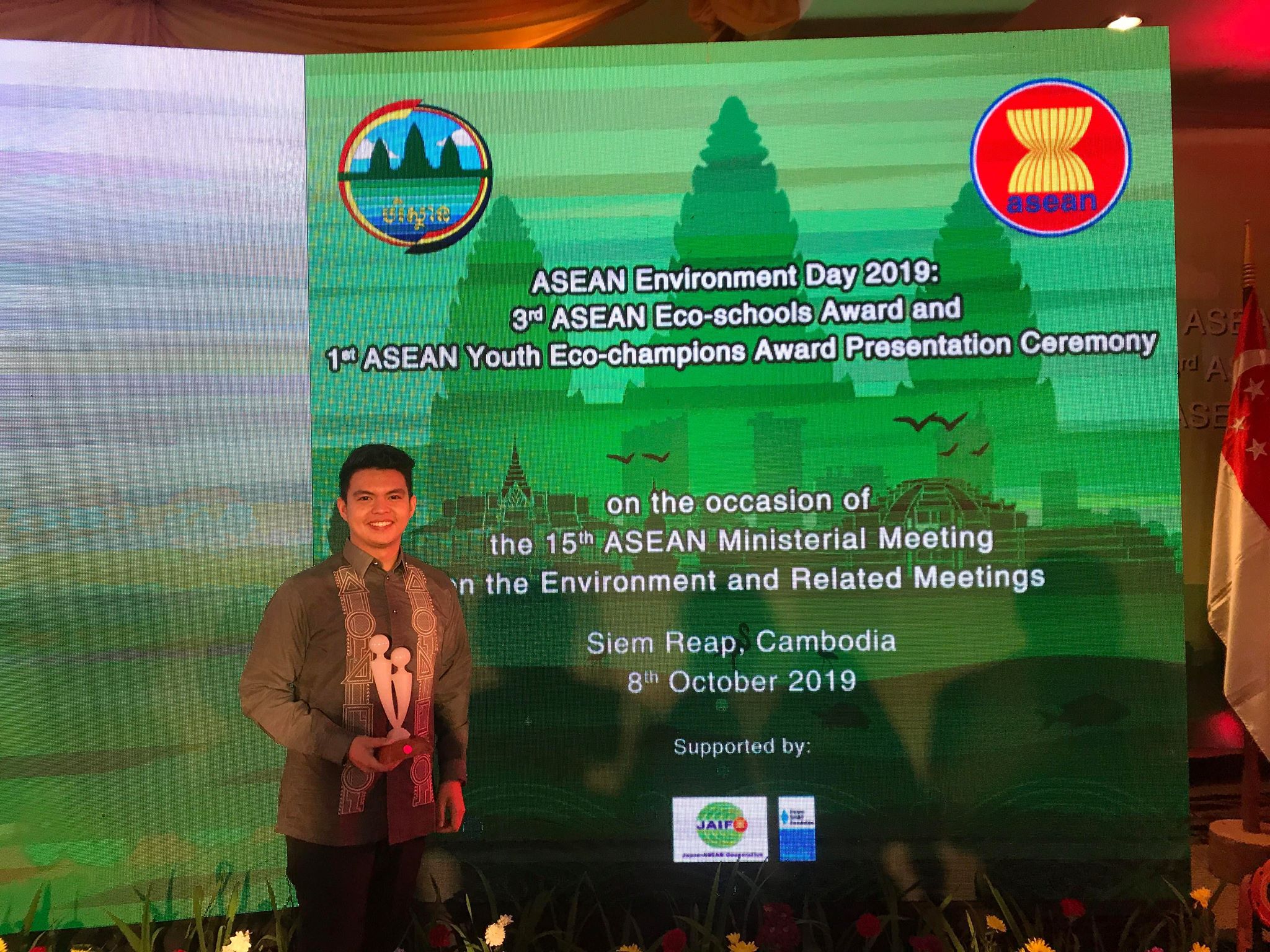 CMC alum receives 1st ASEAN Youth Eco-Champion Award for PH