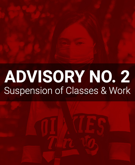 ADVISORY: Suspension of Classes and Office Work, November 11, 2020 -  University of Santo Tomas