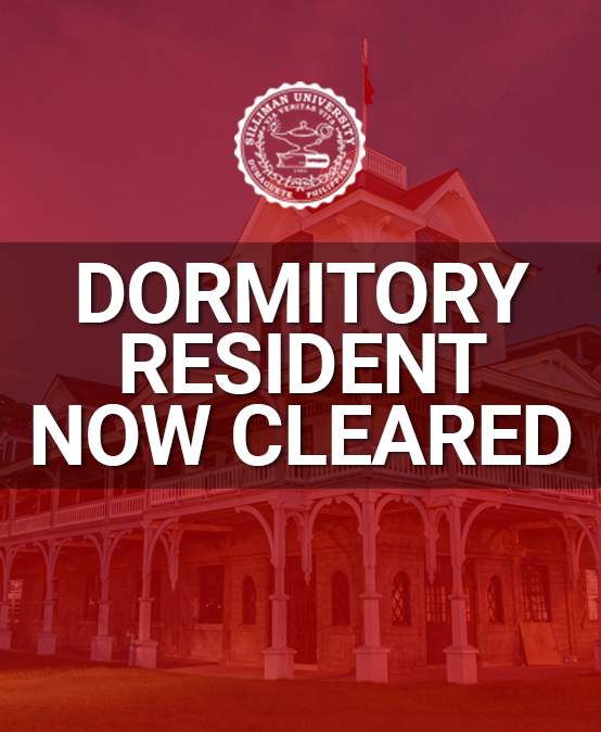 Dormitory resident now cleared