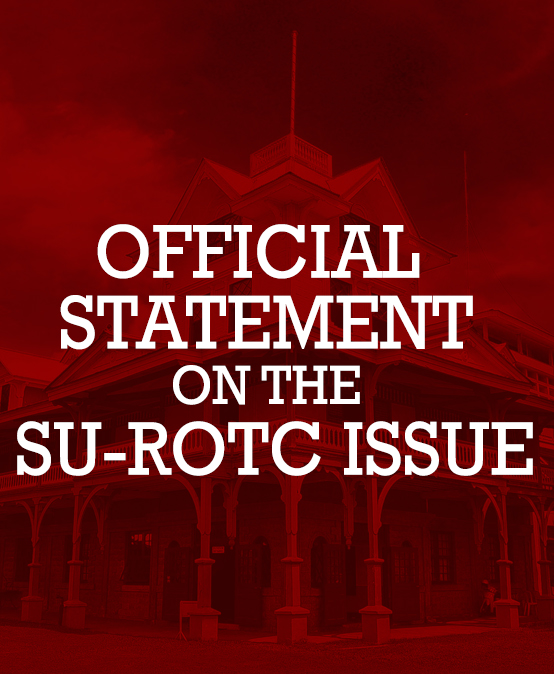 Official Statement on the SU-ROTC Issue