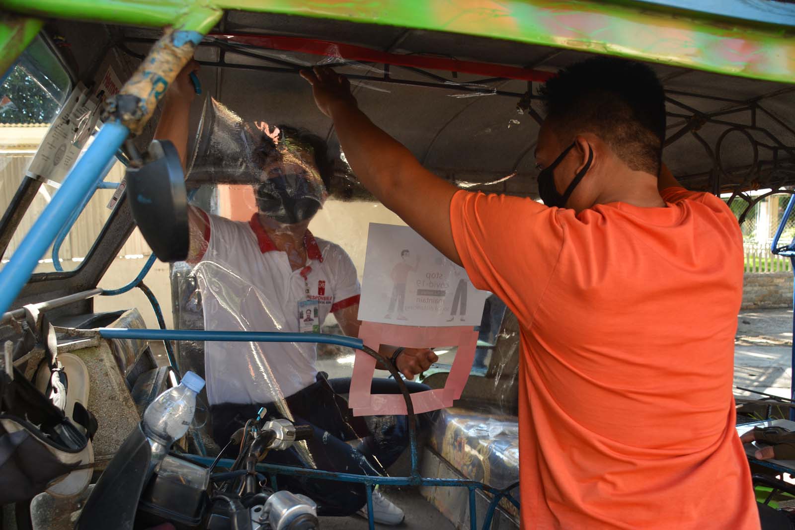 SU provides ‘pedicab shields’ to protect drivers, passengers