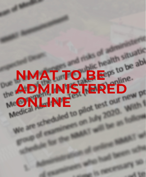 NMAT to be administered online