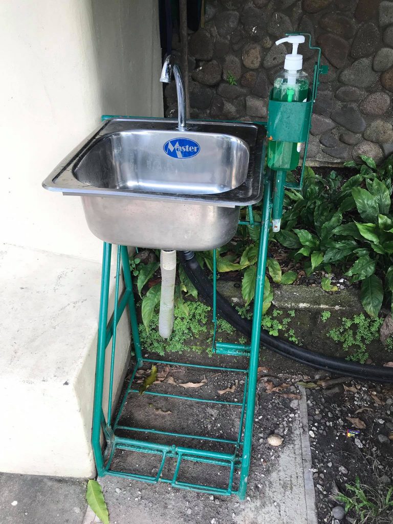 SU installs touchfree handwashing stations at gates Silliman University