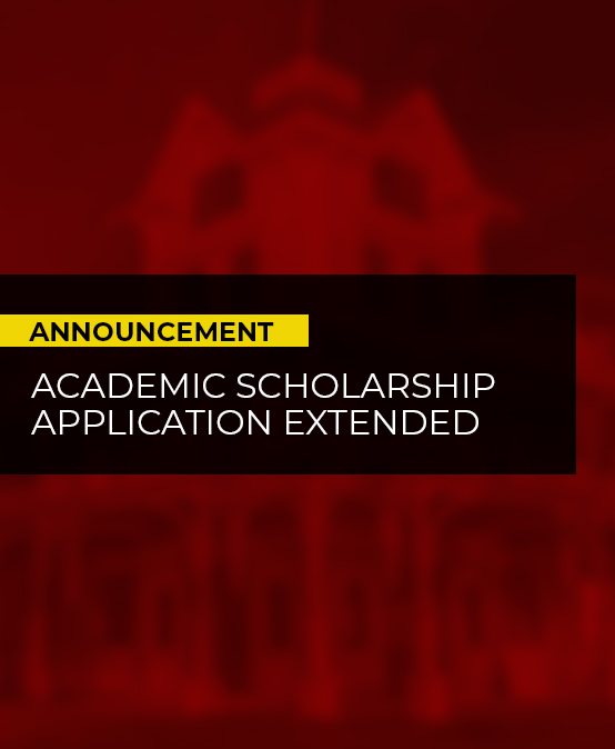 Academic Scholarship application extended
