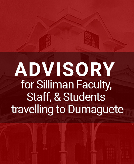 Advisory for Silliman Faculty, Staff, & Students Travelling to Dumaguete