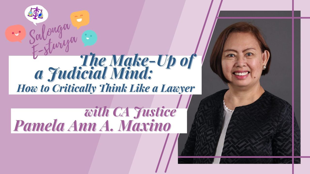 Salonga Center holds talk on how to ‘think critically like a lawyer’