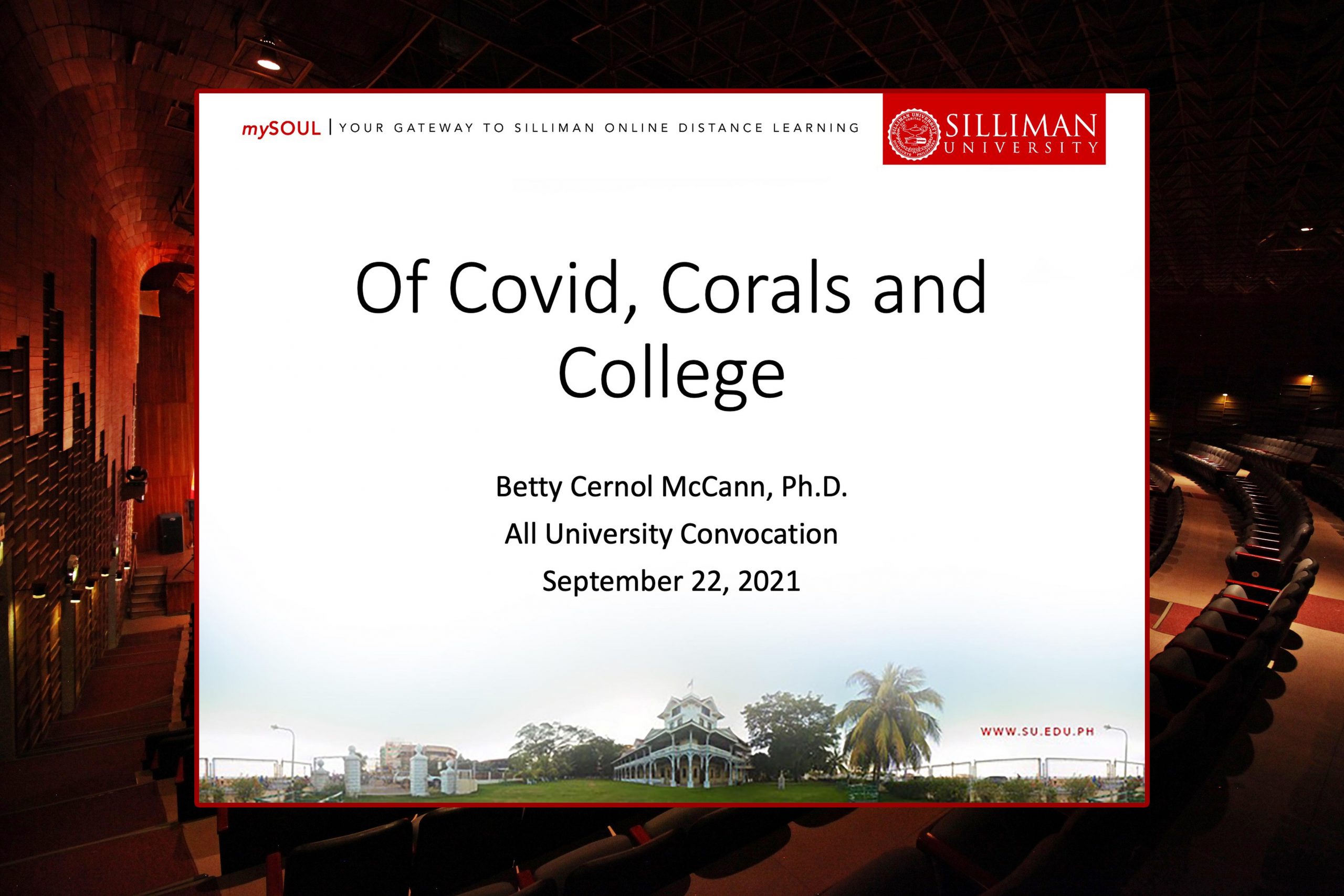 Of Covid, Corals and College