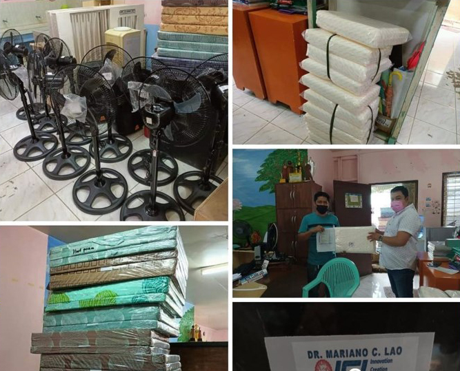 OSA Mariano Lao donates P250k for barangay isolation facilities