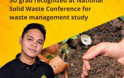 SU grad recognized at National Solid Waste Conference for waste management study