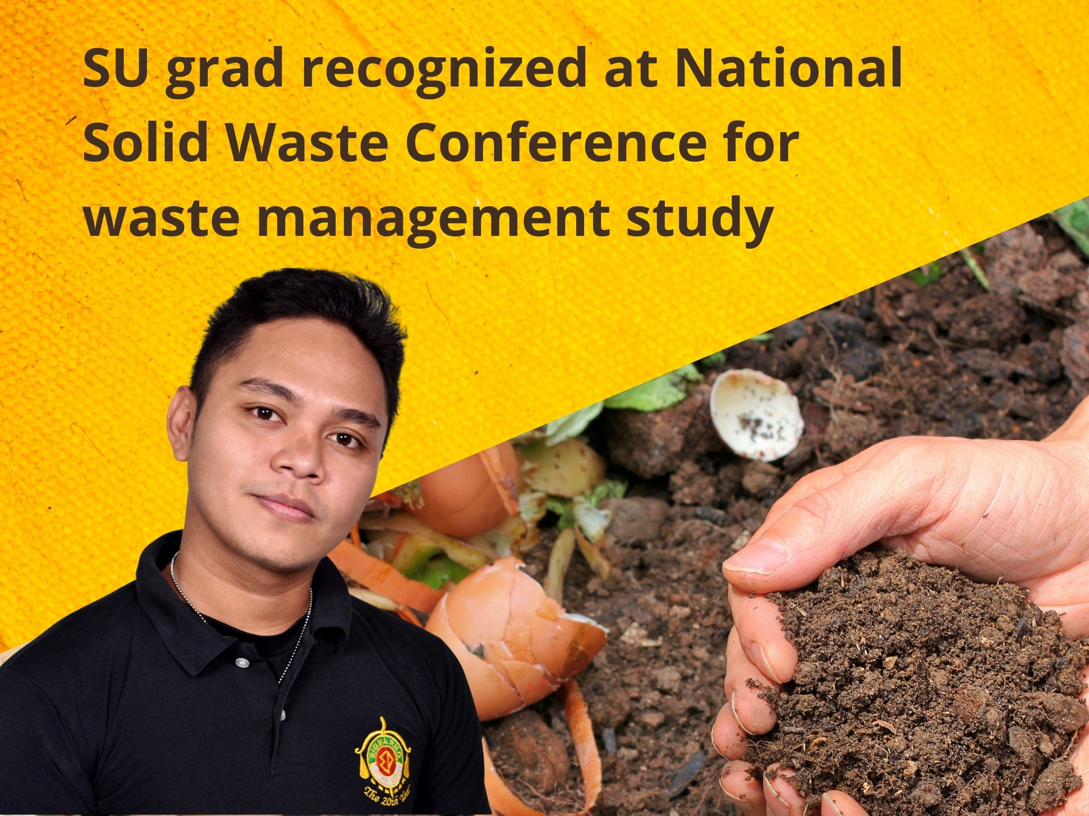 SU grad recognized at National Solid Waste Conference for waste management study