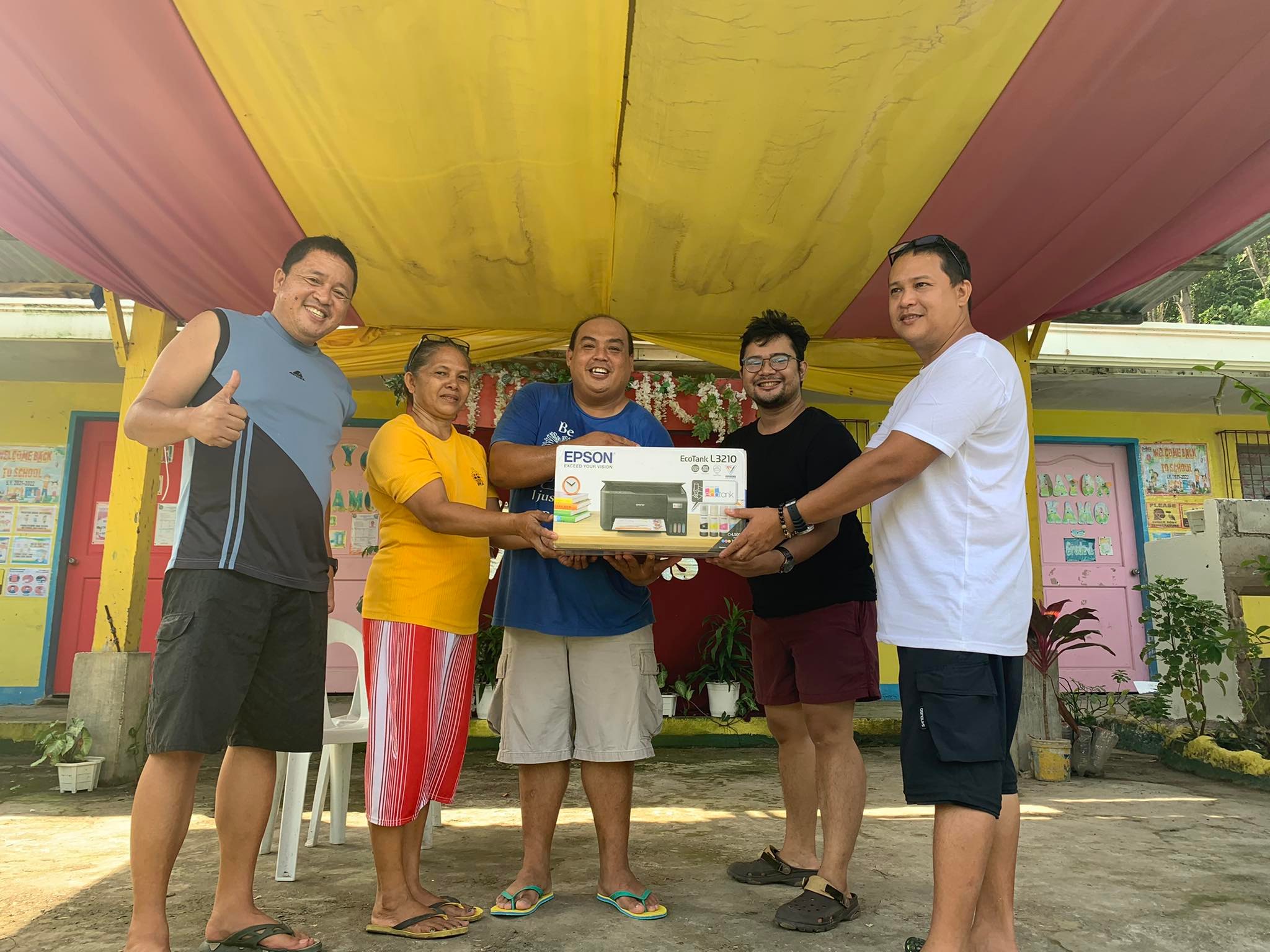 SU donates printers to Apo Island schools