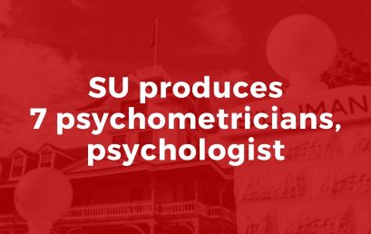 SU produces 7 psychometricians, psychologist