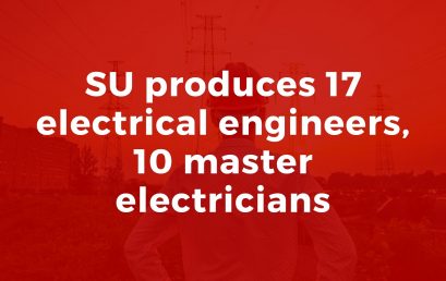 SU produces 17 electrical engineers, 10 master electricians