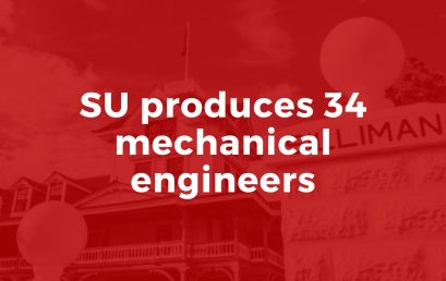SU produces 34 mechanical engineers