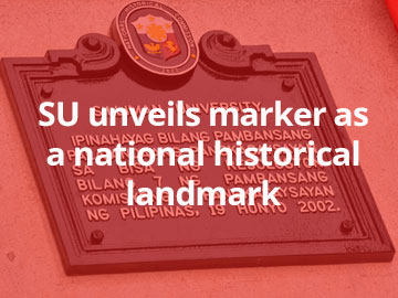 SU unveils marker as a national historical landmark