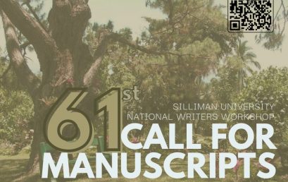 Call for Manuscripts: 61st Silliman University National Writers Workshop