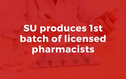 SU produces 1st batch of licensed pharmacists