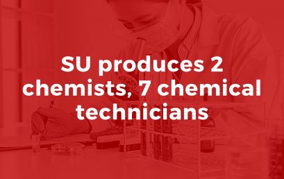 SU produces 2 chemists, 7 chemical technicians