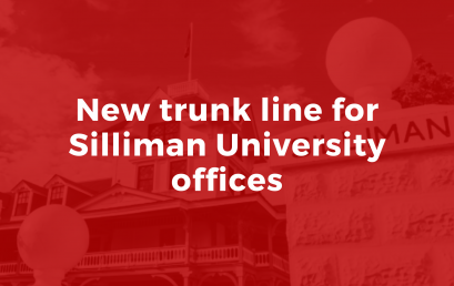 Announcement: New trunk line for Silliman University offices