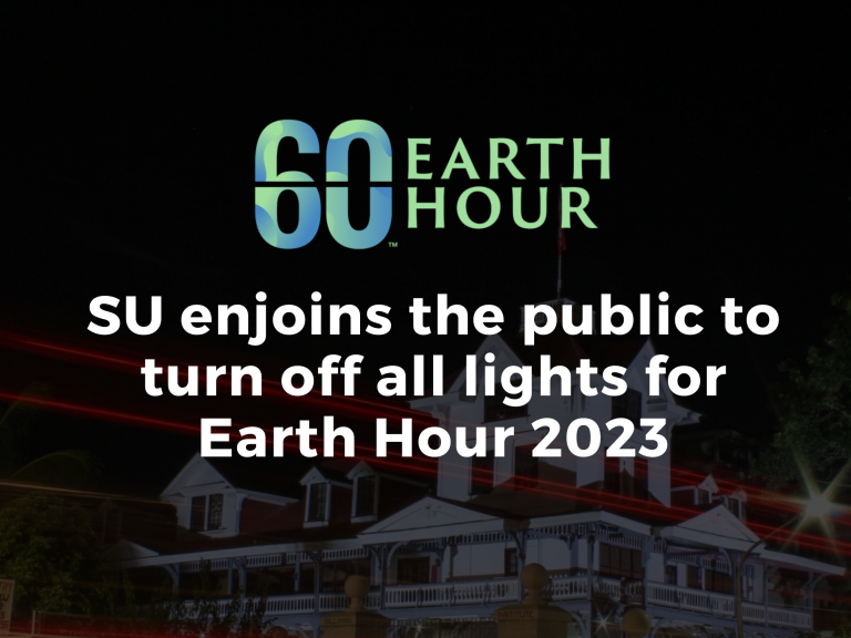 SU enjoins the public to turn off all lights for Earth Hour 2023