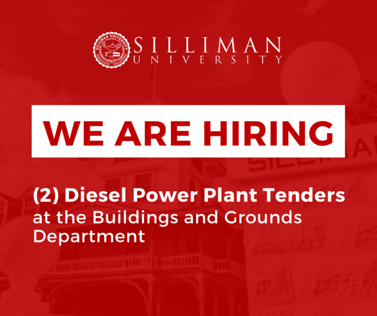 Job Opening: two (2) Diesel Power Plant Tenders
