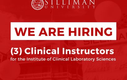 Job Opening: three (3) Clinical Instructors for the Institute of Clinical Laboratory Sciences