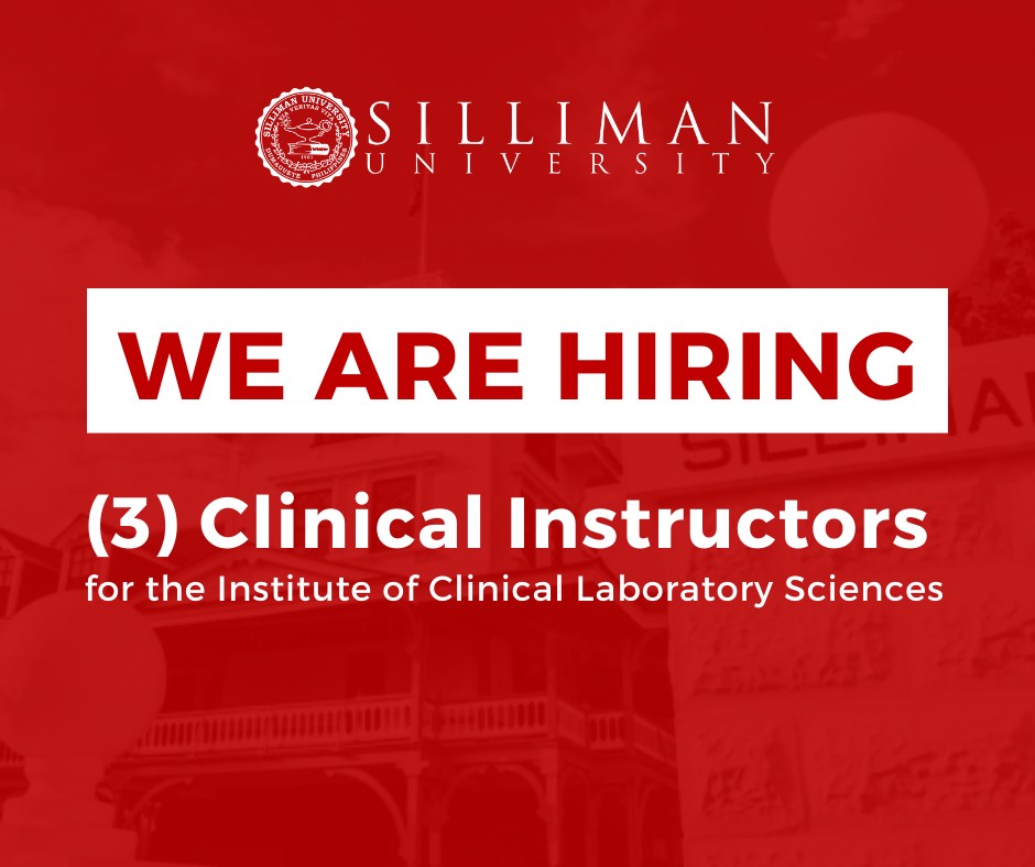 Job Opening: three (3) Clinical Instructors for the Institute of Clinical Laboratory Sciences