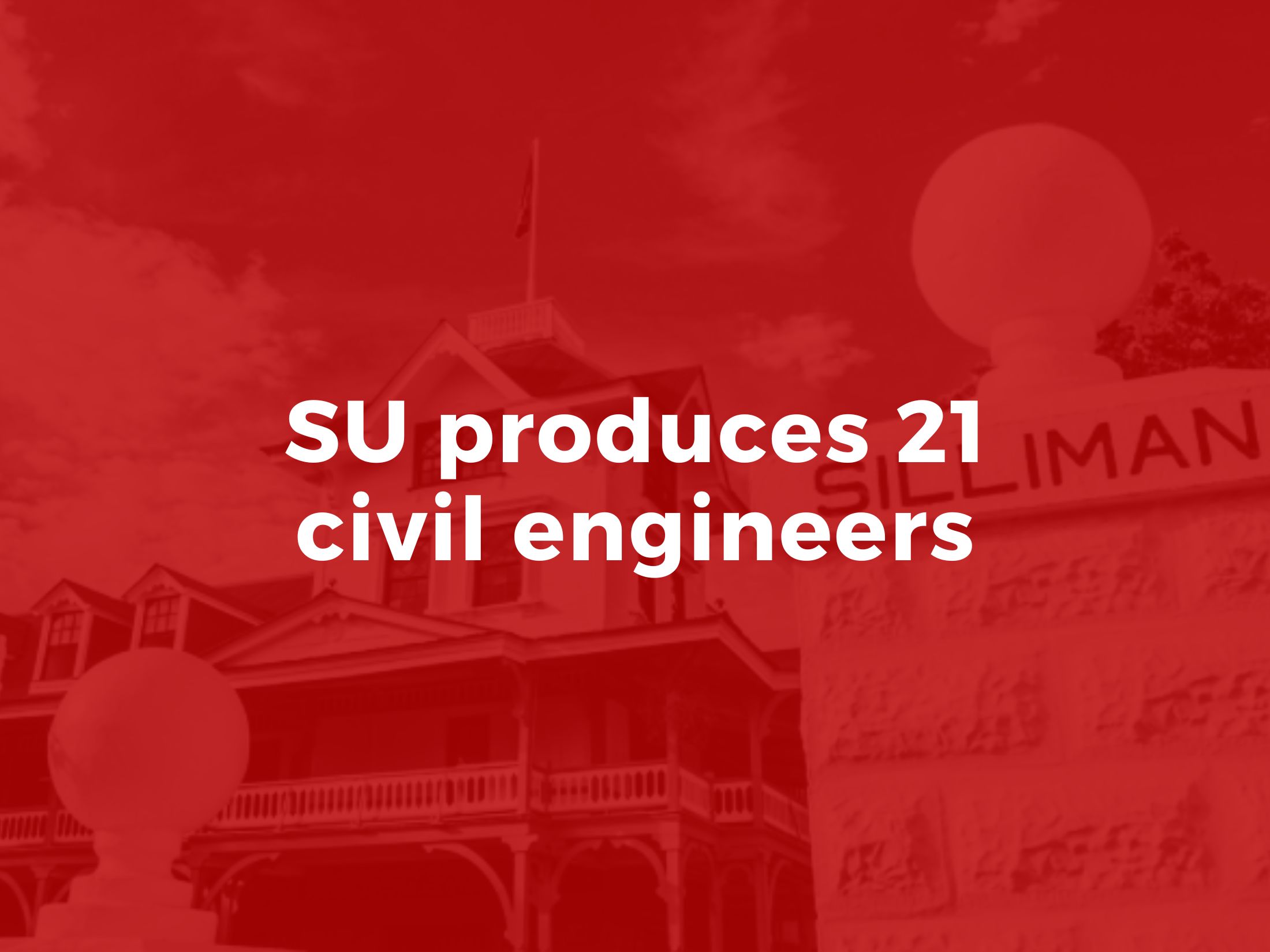 SU produces 21 civil engineers