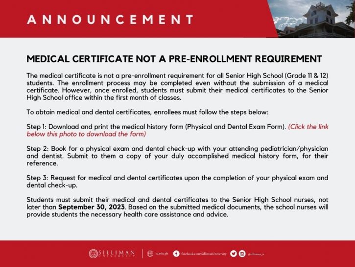 Senior High School Admission Requirements & Enrollment Procedures ...