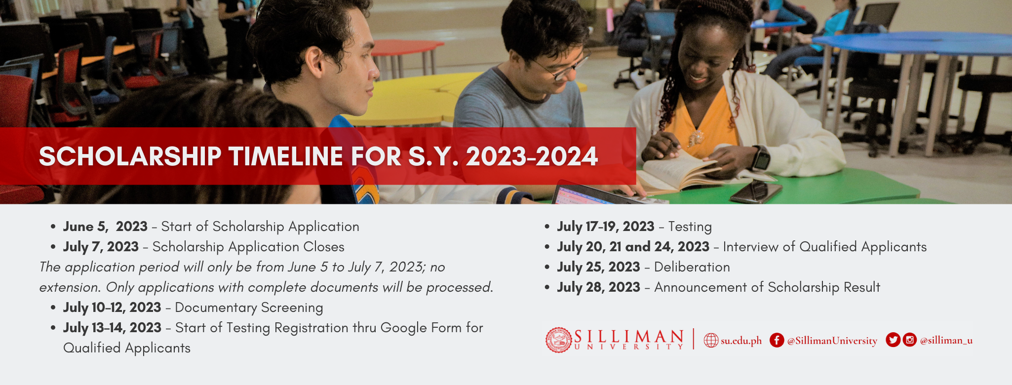 Scholarships and Aid Silliman University