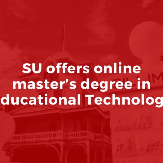 SU offers online master’s degree in Educational Technology