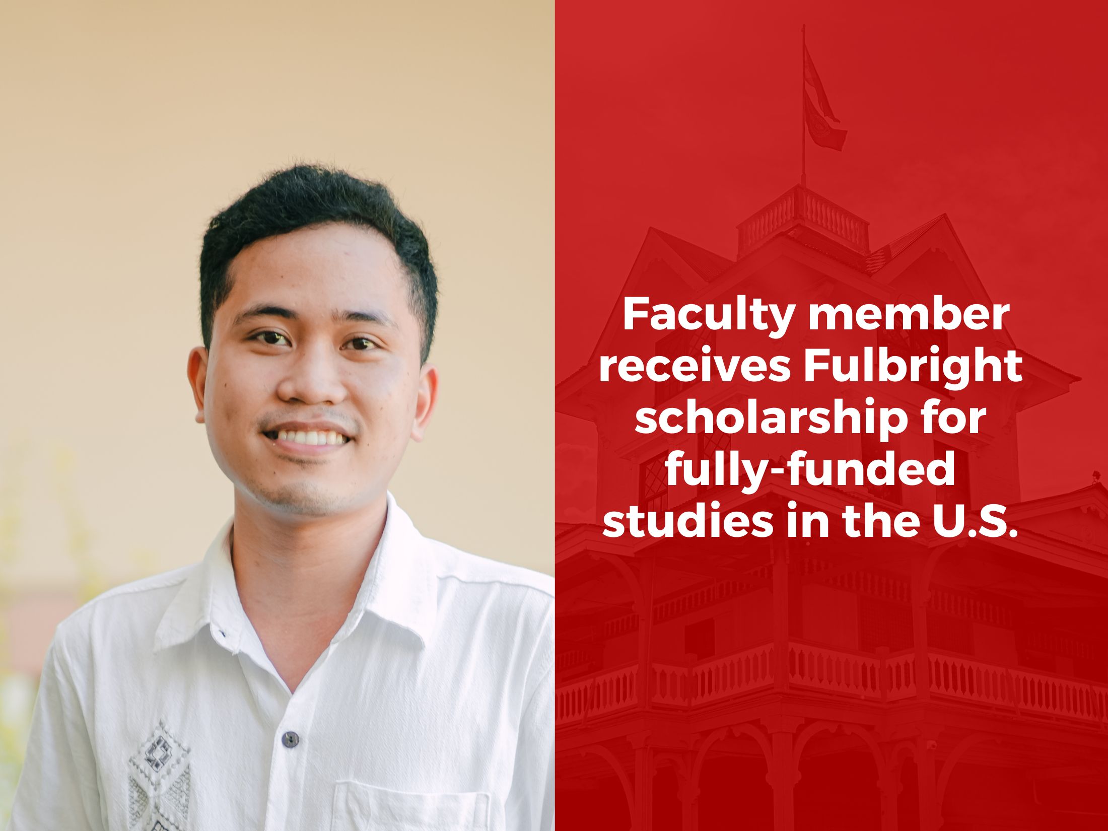 Faculty member receives Fulbright scholarship for fully-funded studies in the U.S.