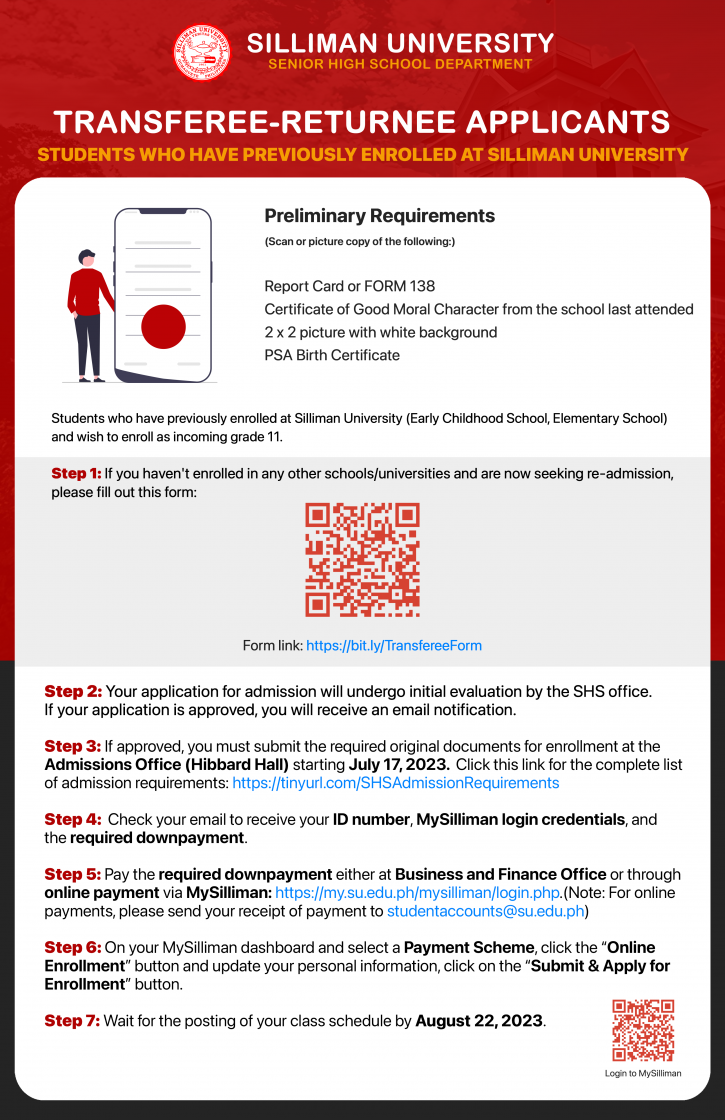 Senior High School Admission Requirements & Enrollment Procedures ...