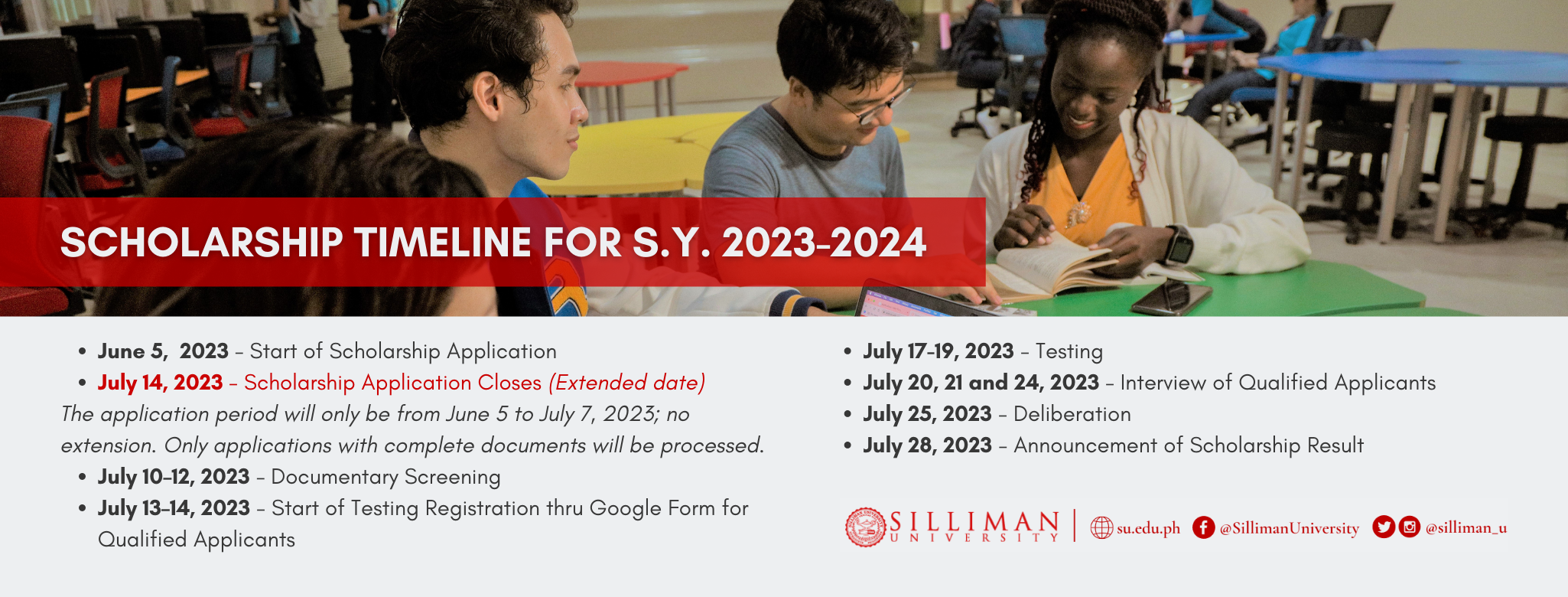 Scholarships and Aid Silliman University