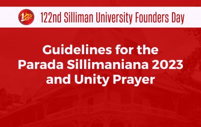 Guidelines for the Parada Sillimaniana 2023 and Unity Prayer