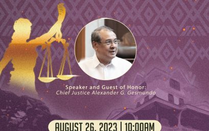 Chief Justice Gesmundo to speak in 1st SU Law alumni grand homecoming
