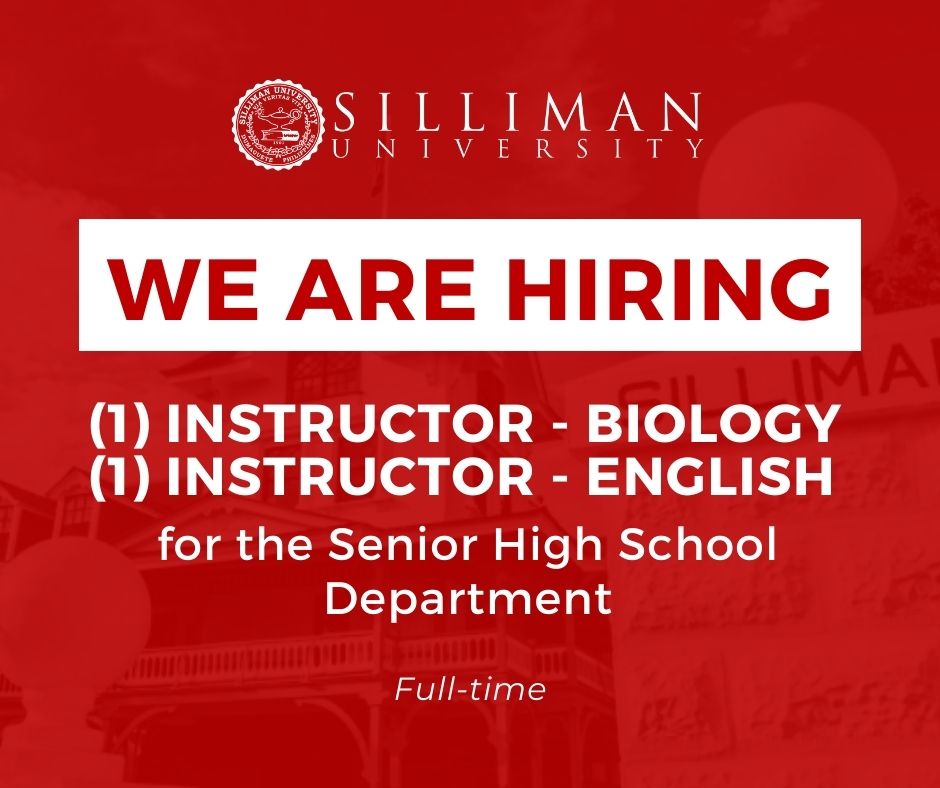 Hiring Two (2) Instructors for the Senior High School Department